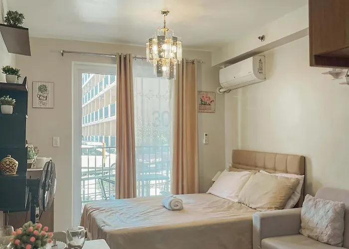 At Ground Floor With Private Balcony And Free Pool Access