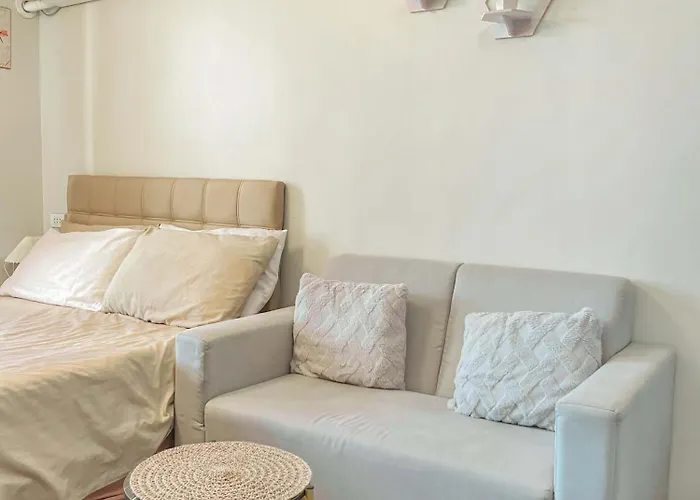 At Ground Floor With Private Balcony And Free Pool Access
